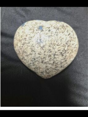 Polished K2 Granite Heart Decor Piece Approx 2 in